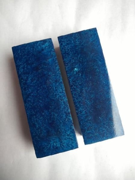 Acrylic Turquoise Knife Scales RM RH 03