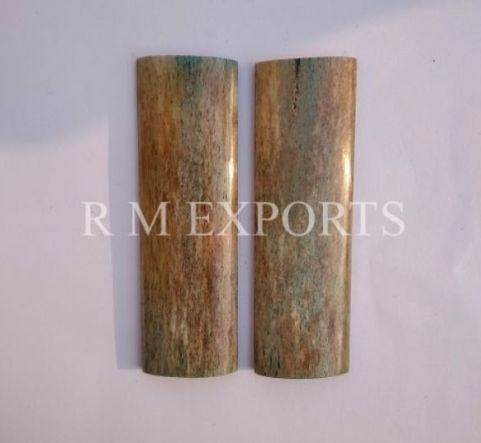 Dyed Stabilized Cinnamon Camel Bone Scales RM DB 04