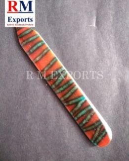 One Pointed End Stripes Look Bone Folder