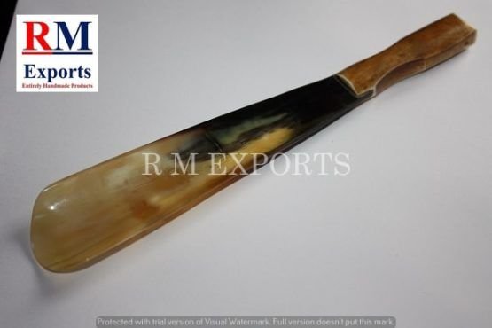 Shoe Horn with Bone Handle