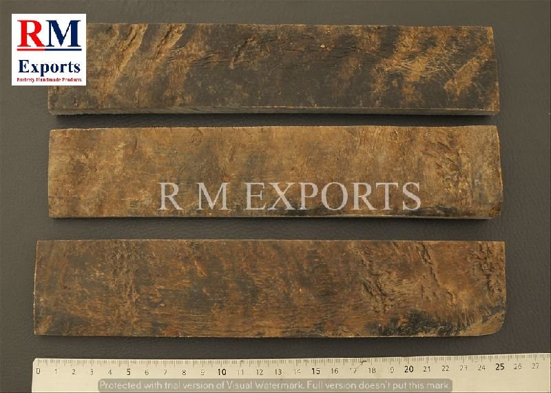 Water Buffalo Horn Natural Bark Scales