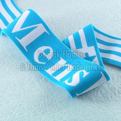 Blue Woven Elastic Tape