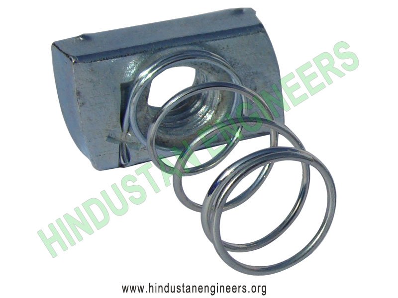 Channel Nut with Long Spring