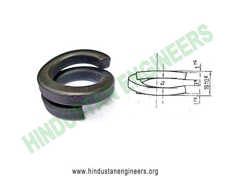 Double Coil Spring Washer
