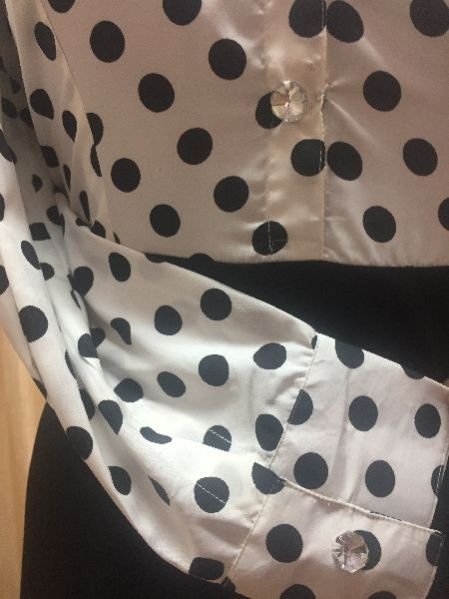 Formal Polka Dot Dress 03