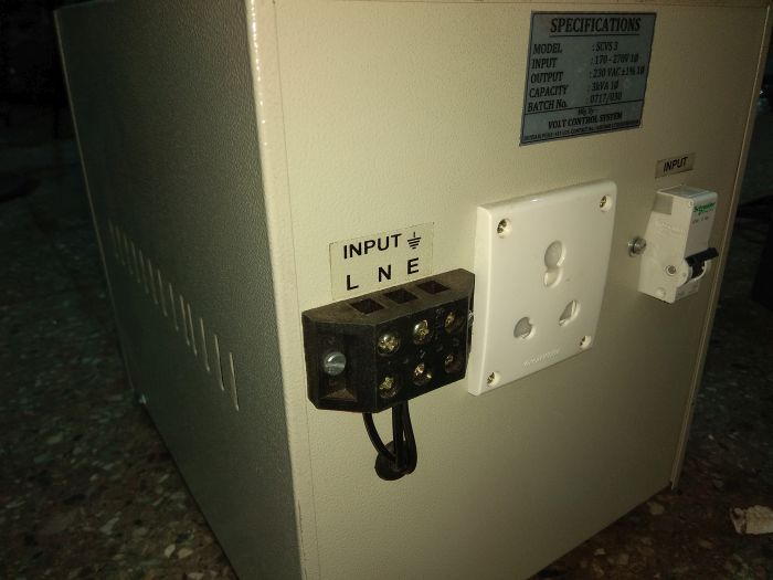 Single Phase Voltage Stabilizer 03