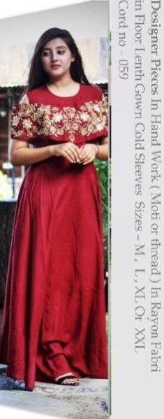 Rayon Embroidered Kurti 02