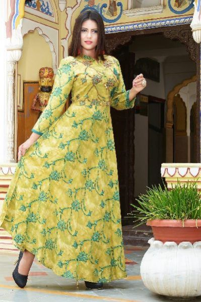 Rayon Embroidered Kurti 05