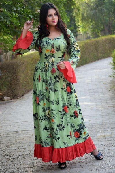 Rayon Printed Kurti 05