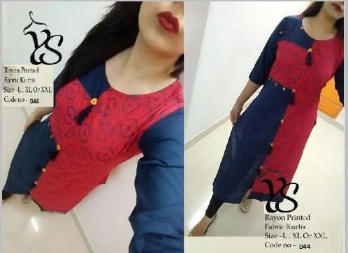 Rayon Printed Kurti 03