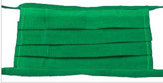 Green cloth mask