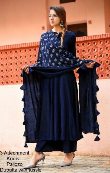 Rayon Kurti with Palazzo 03