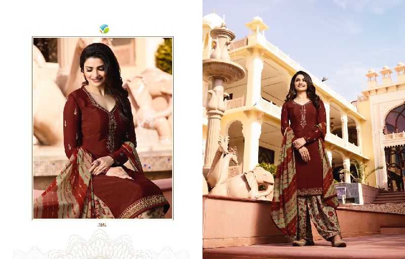 Silkina Royal Crepe Patiala Work Suit 03