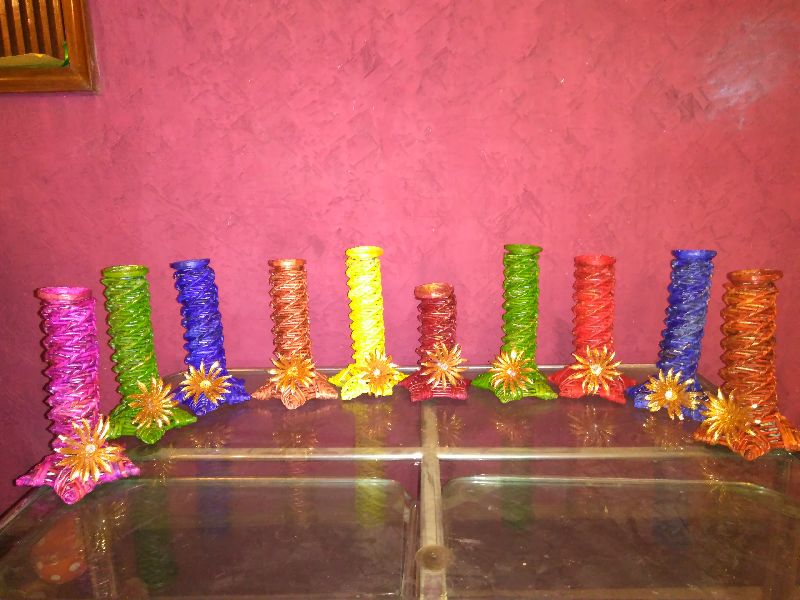 Newspaper Weaving Roll Vase-2