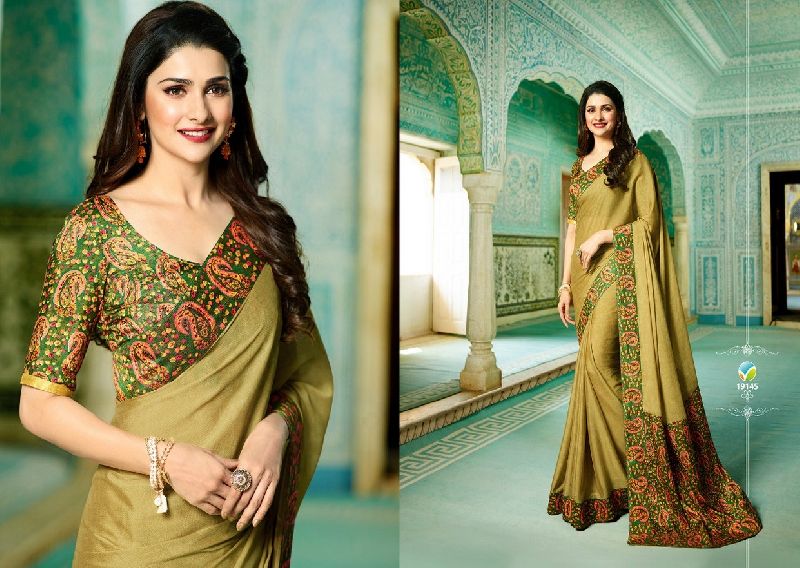 19145 Vinay Starwalk vol 34 Satin Georgette Saree