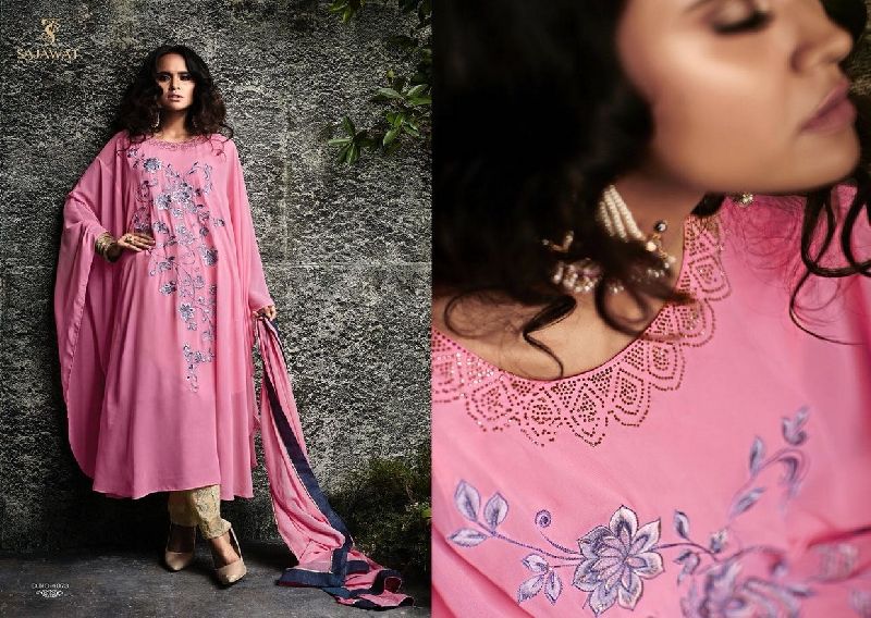 4073 Sajawat Taj Vol 2 Pakistani Salwar Suit