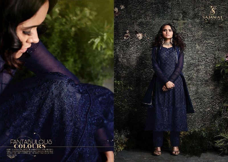 4075 Sajawat Taj Vol 2 Pakistani Salwar Suit