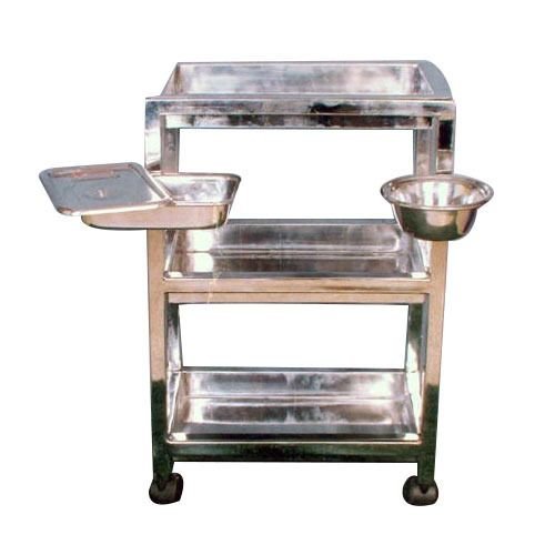 Stainless Steel Dressing Trolley 01