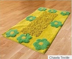 Multicolor Chenille Bath Mat 01