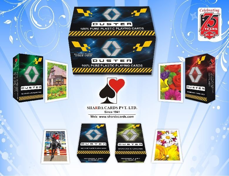 100% Pure Plastic Playing Cards (Duster)