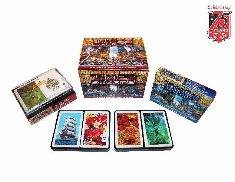 100% Pure Plastic Playing Cards (Time Square)