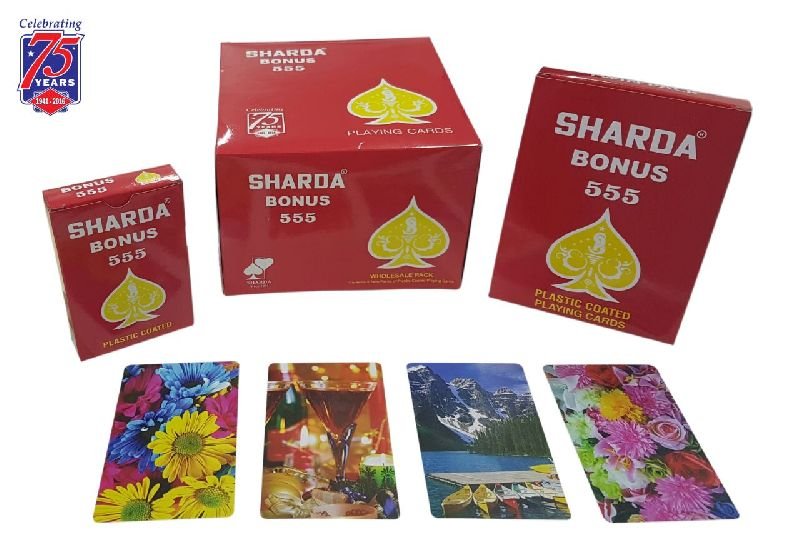 Sharda Playing Cards (Sharda Bonus 555)