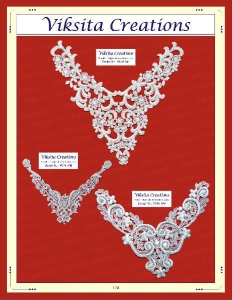 Collar Lace Neck Motif 03