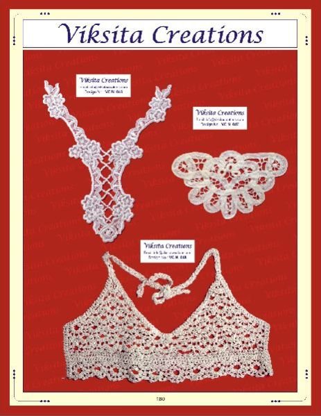 Collar Lace Neck Motif 04