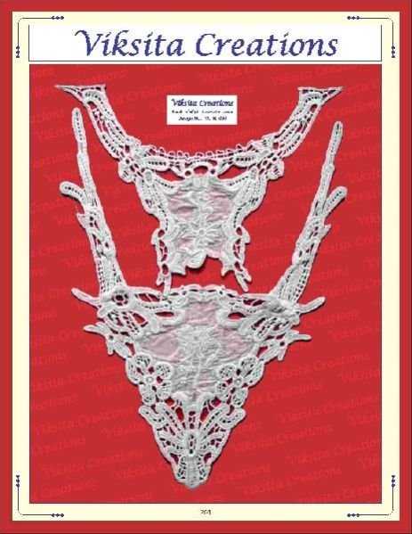 Collar Lace Neck Motif 06