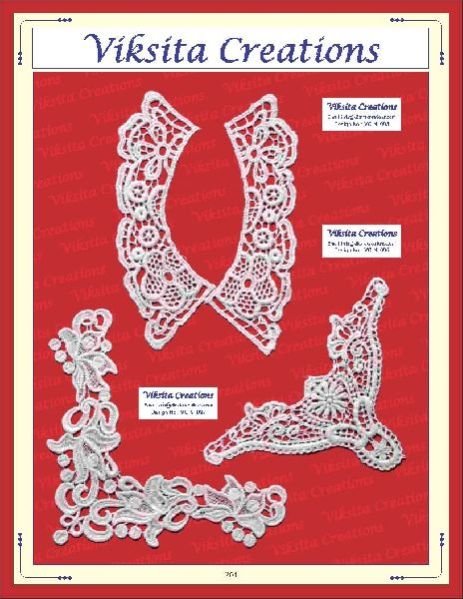 Collar Lace Neck Motif 07