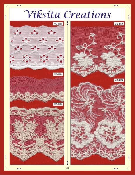Embroidered Laces 06