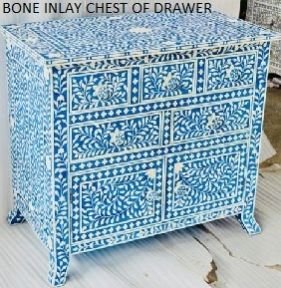 Bone Inlay Bedside Cabinet 01