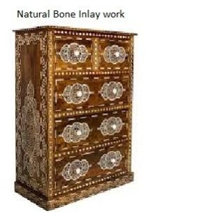 Bone Inlay Bedside Cabinet 03