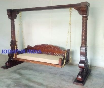 Wooden Carved Swing 03