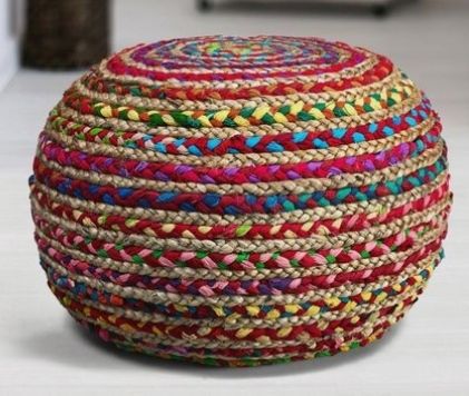 Woven Pouf 02