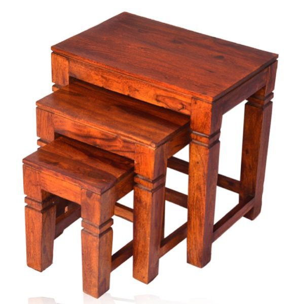 01 (84) Wooden Stool Set