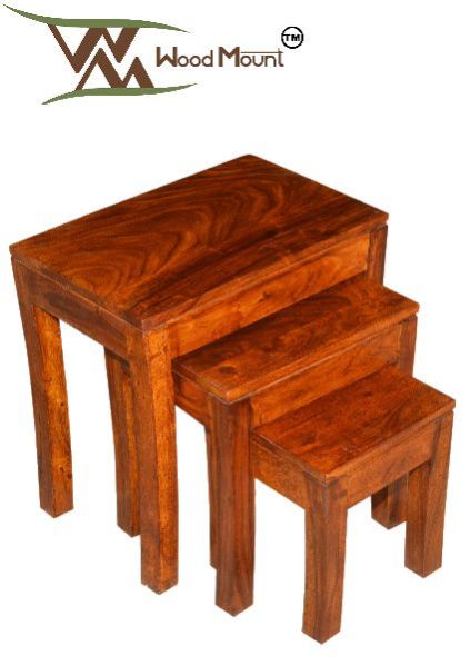 04  (5) Wooden Stool Set