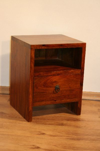 BDS - Cube Wooden Bedside Table