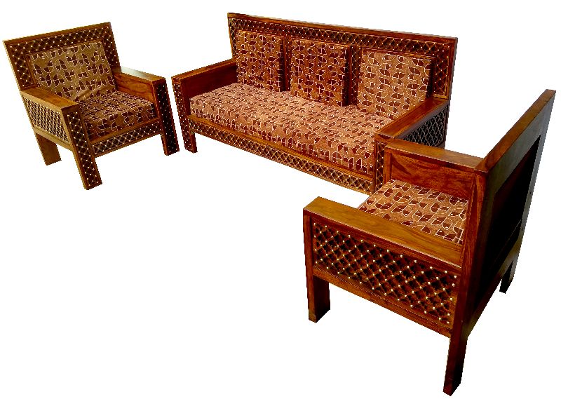 SF ZIX Wooden Sofa Set