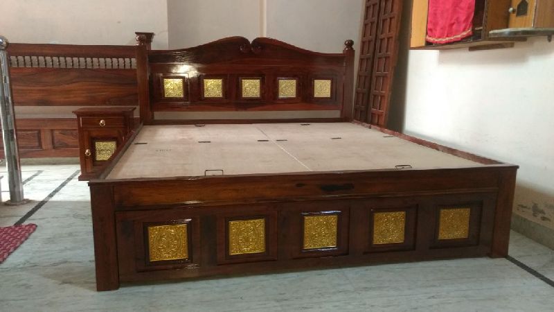 Wooden Box Bed