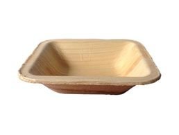 Areca Leaf Square Bowl 04