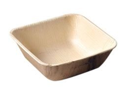 Areca Leaf Square Bowl 03