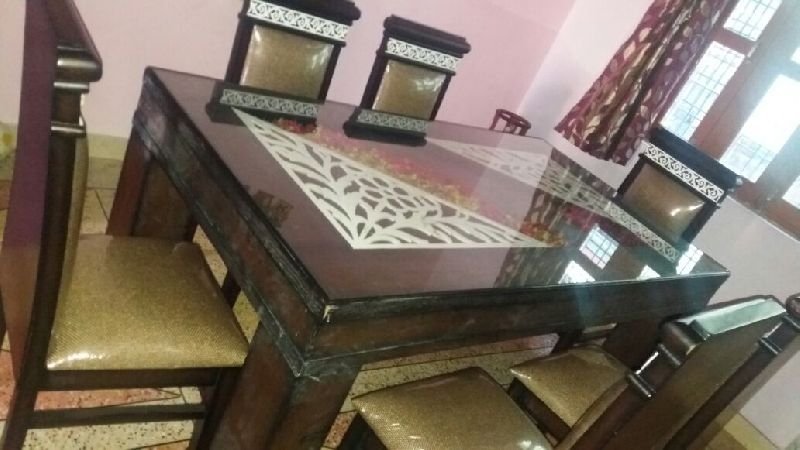 Mirror Dining Table Set 02