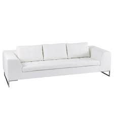 White Three Seater Sofa