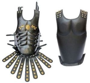 Medieval Knight Steel Body Armor Roman Muscle Chest Plate 04