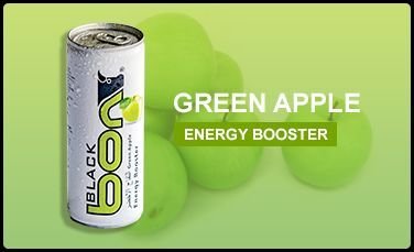 Green Apple Energy Booster Can