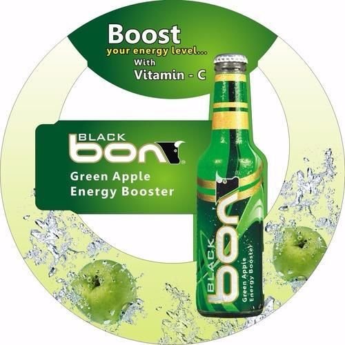 Green Apple Energy Drink Bottle