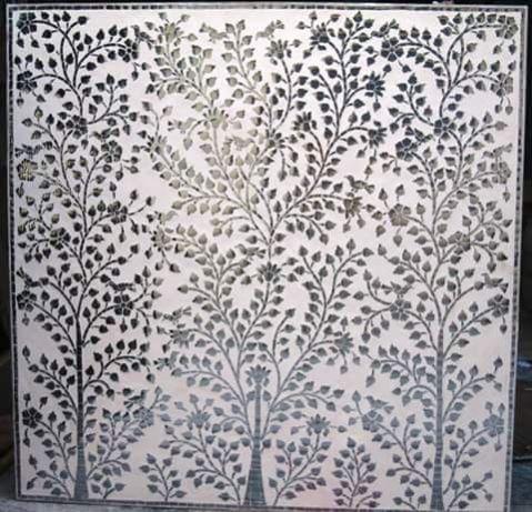 Glass Inlay Table Top 04