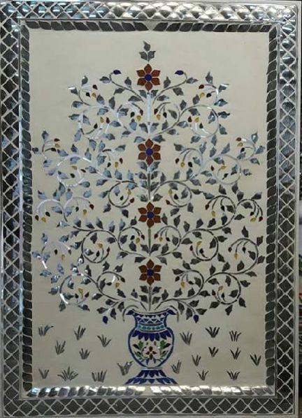 Glass Inlay Table Top 06