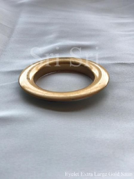 Eyelet Extra Large Gold Satin